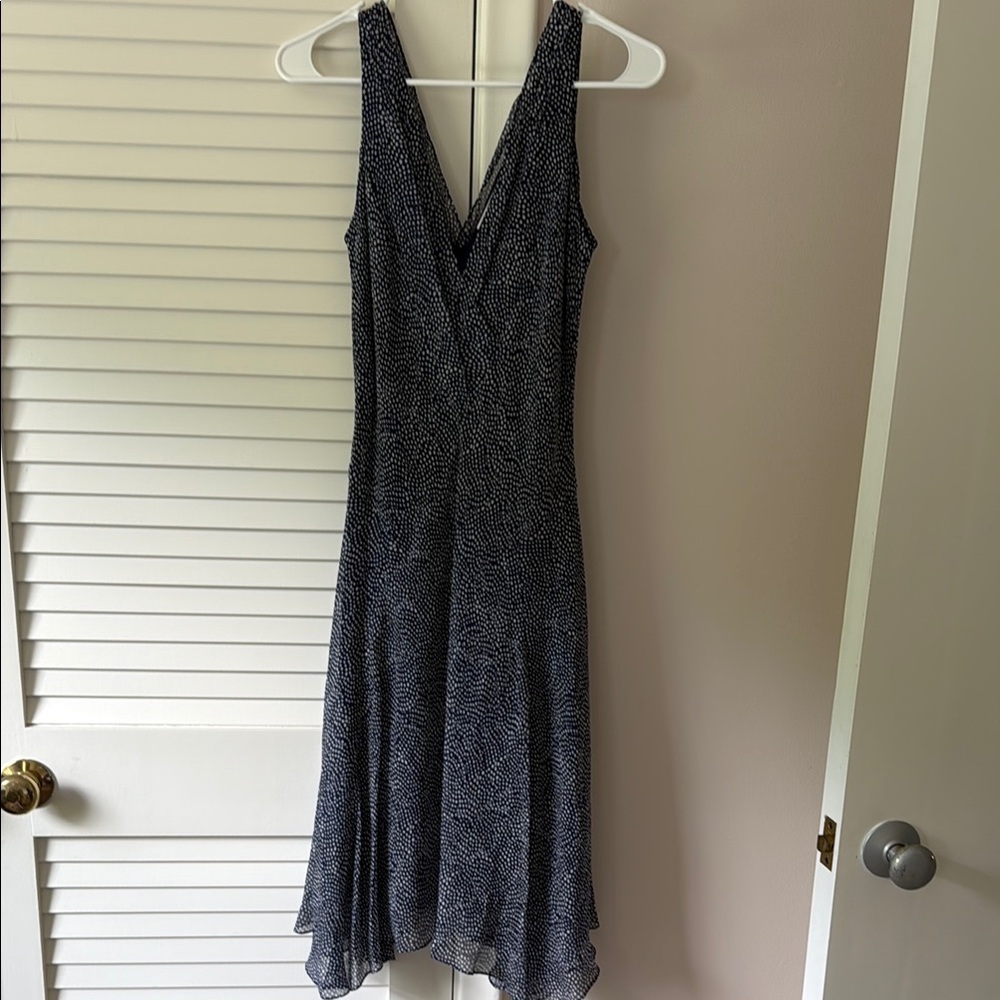 Diane Von Furstenberg Blue Sheath Cocktail Dress